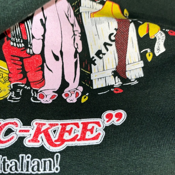 A CHRISTMAS STORYšsweatshirt Kentucky āfragile-Must be ITALIAN!ā Fits M/L! EUC! - Picture 8 of 8
